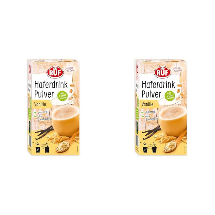 RUF Oat Drink Powder Natural, Pulbere de ovăz de băut, pentru cafea, smoothie-uri, prăjituri sau în terci, Fără gluten, 400 grame