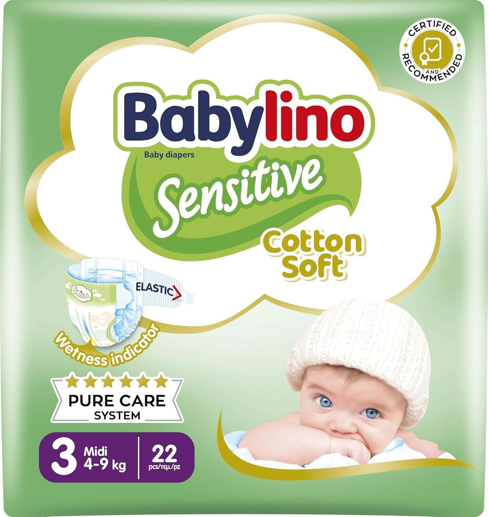 Babylino Sensitive, Scutece delicate pentru copii, diverse marimi