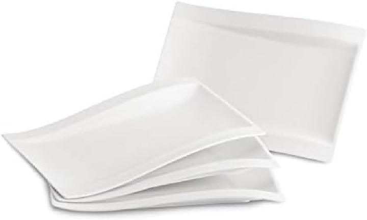 Villeroy & Boch – Newwave Basic Tafelservice 30 Teilig, Geschirr Set Für 6 Personen, Spülmaschinenfest, Geschirrset, Service, Teller, Tassen, Weiß, Keramik, Premium Porzellan