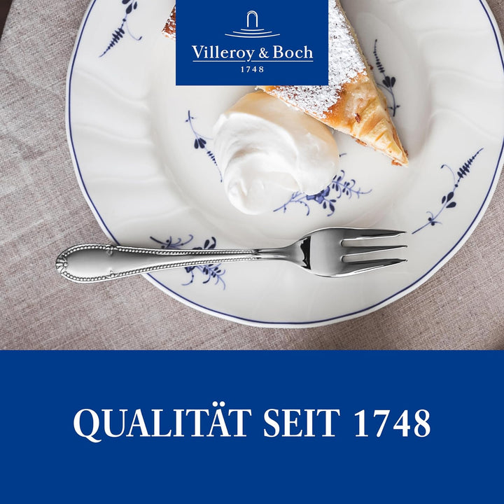 Villeroy & Boch – Mademoiselle Tafelbesteck, Besteckset 68 Teilig, Spülmaschinenfest, Rostfrei, Besteck 12 Personen, Besteckset 12 Personen, Essbesteck Set, Messer, Gabel, Löffel, Edelstahl