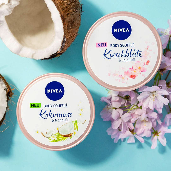 NIVEA Body Soufflé Coconut & Monoi Oil, 200 ml