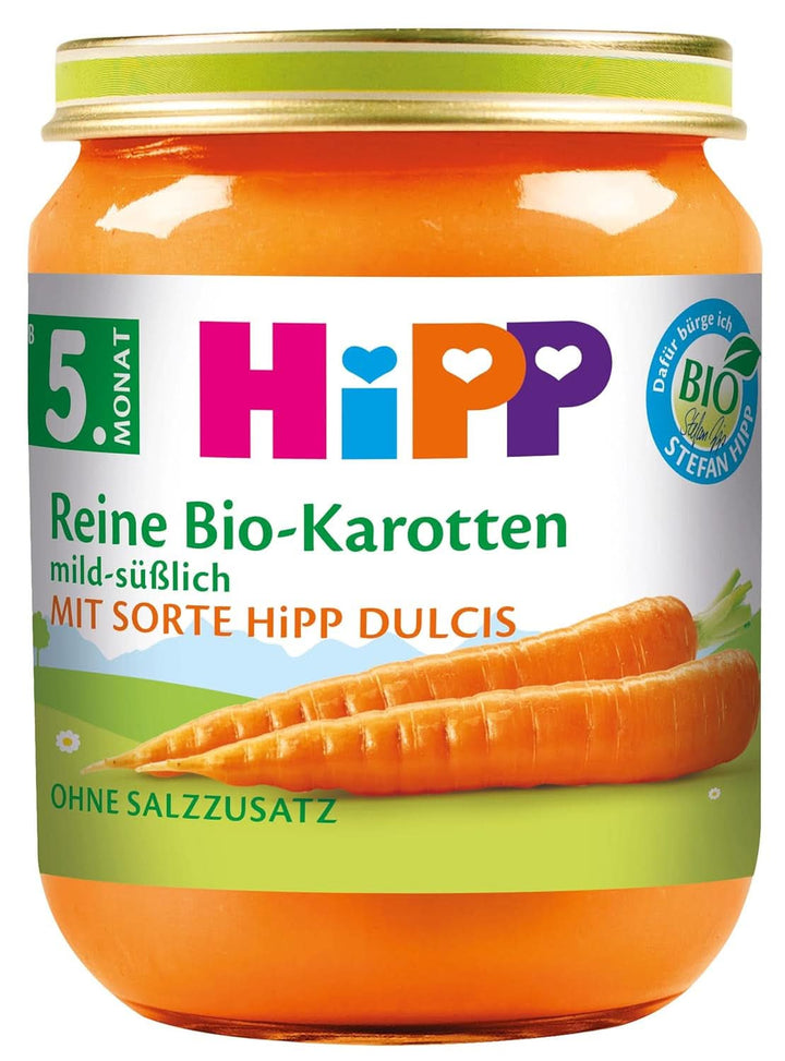 Hipp Organic Vegetables, piure din legume, pachet de 6 x 125 grame sau 6 x 190 grame