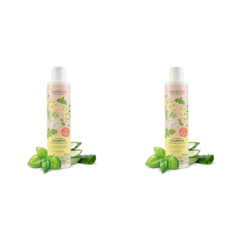 Șampon hidratant Jean & Len Aloe Vera & Busuioc, pentru păr foarte uscat, 300 ml