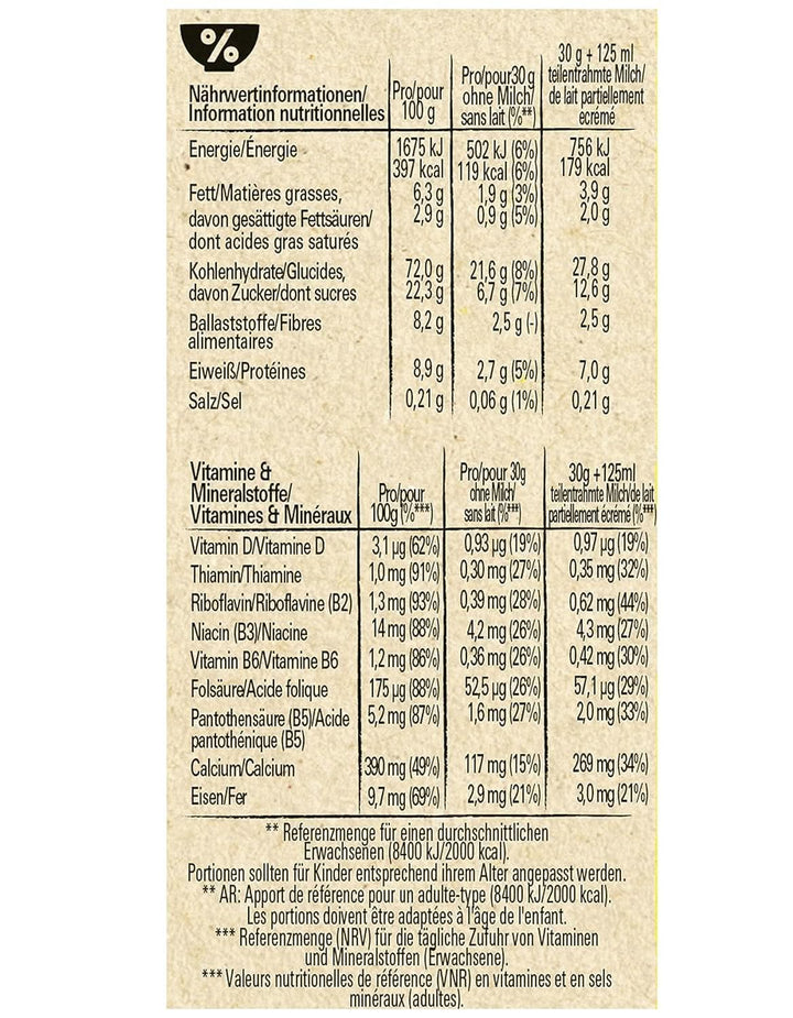 NESTLE Nesquik Duo, Cereale cu ciocolată neagră și albă cu făină integrală, pachet de 7 x 325 grame