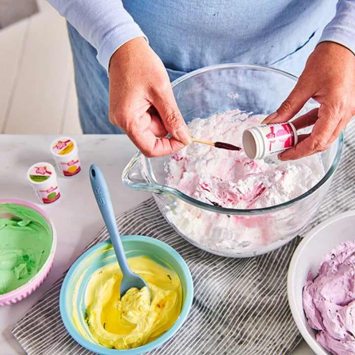 Funcakes Pastenfarben Set 8-Teilig: Konzentrierte Lebensmittelfarbe Für Teig, Sahne, Fondant, Marzipan, Teig, Modellier- Und Blütenpaste. Halal.