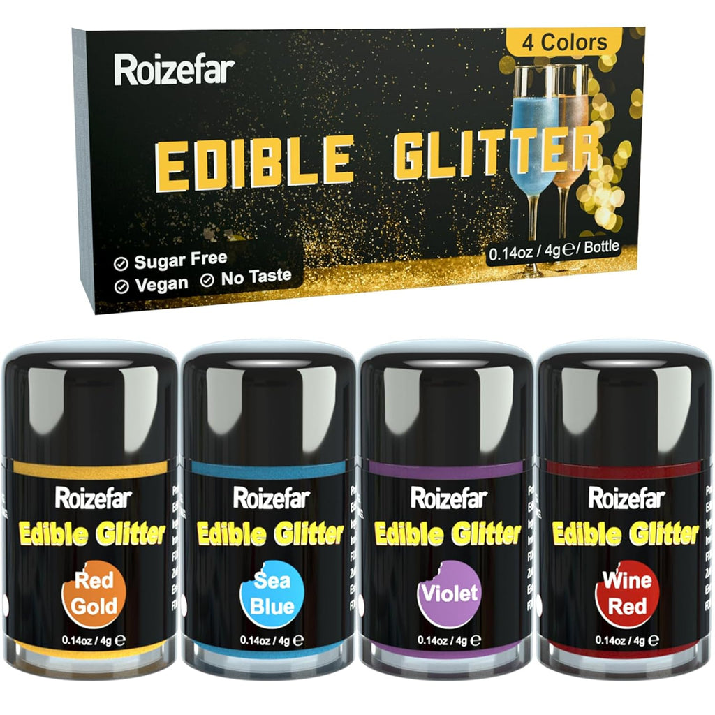 Glitter comestibil, diverse culori si cantitati