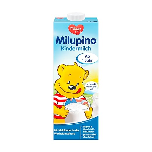 Milupino Milk Milk pronto da bere (6x1L), da 1 anno, per i bambini piccoli nella fase di crescita