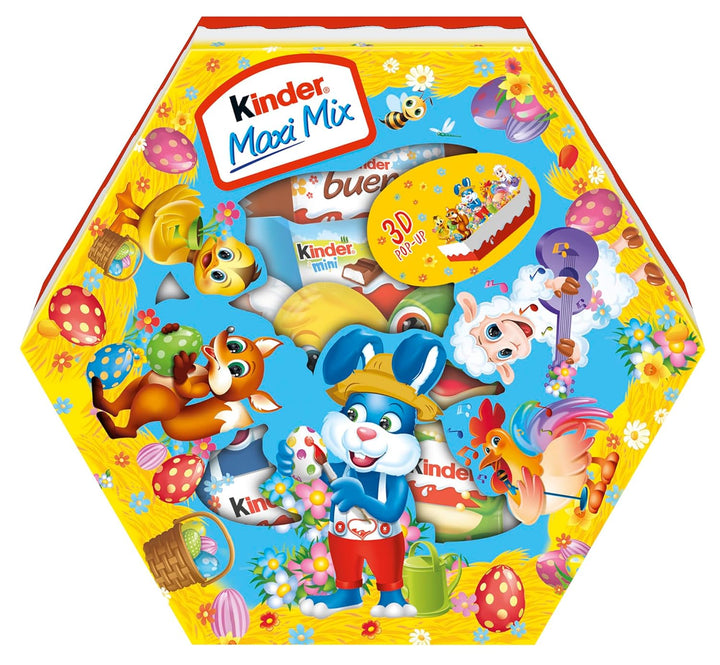 Ferrero Kinder Mix Osternest ,143 G, Verschiedene Minis & Hohlfiguren, Ostern , Ideal Als Geschenk