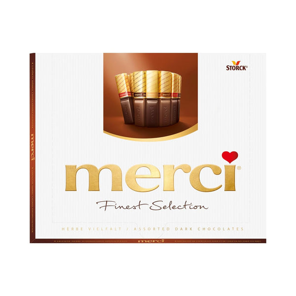 Merci Finest Selection Herbe Vielfalt – 1 X 250G – Gefüllte Und Nicht Gefüllte Schokoladen-Spezialitäten