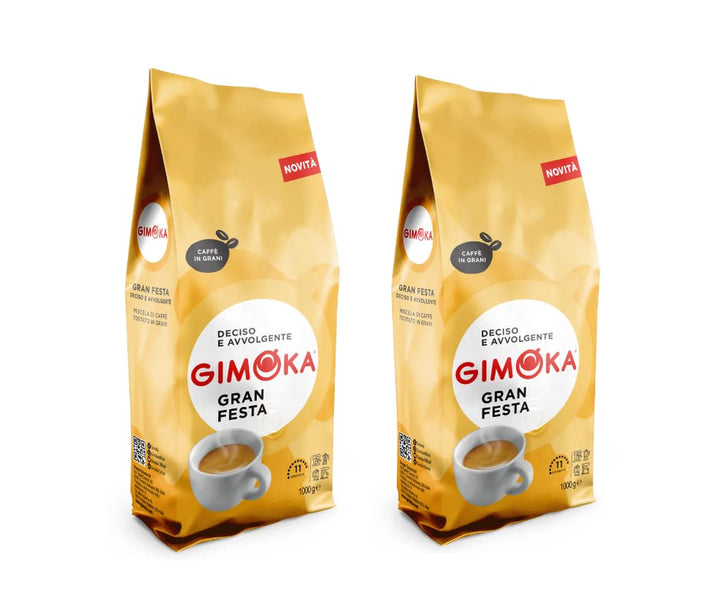 Gimoka – Kaffeebohnen – 1 Kg – Gran Bar Mischung – Intensität 12 – Hergestellt in Italien – 1Kg Packung