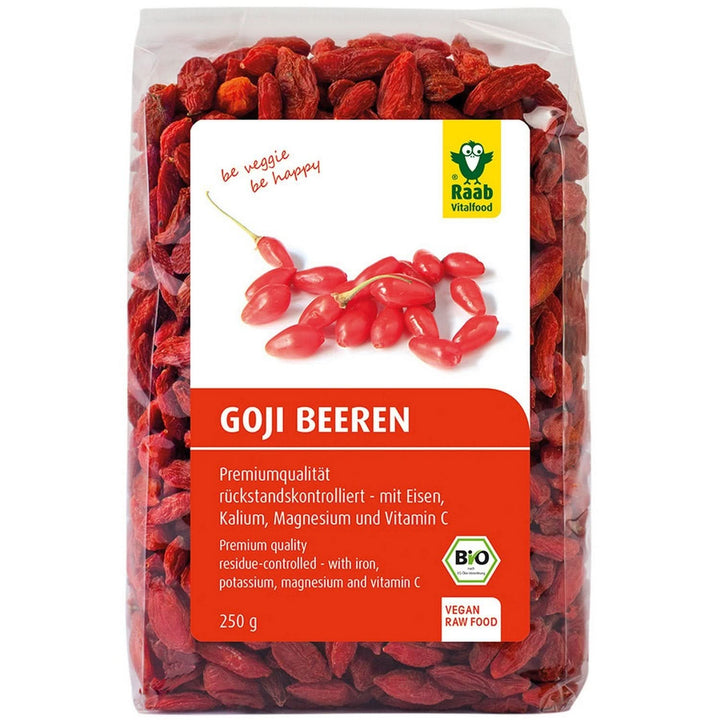 Raab Vitalfood Organic Goji Berries, calitate premium, 500 grame