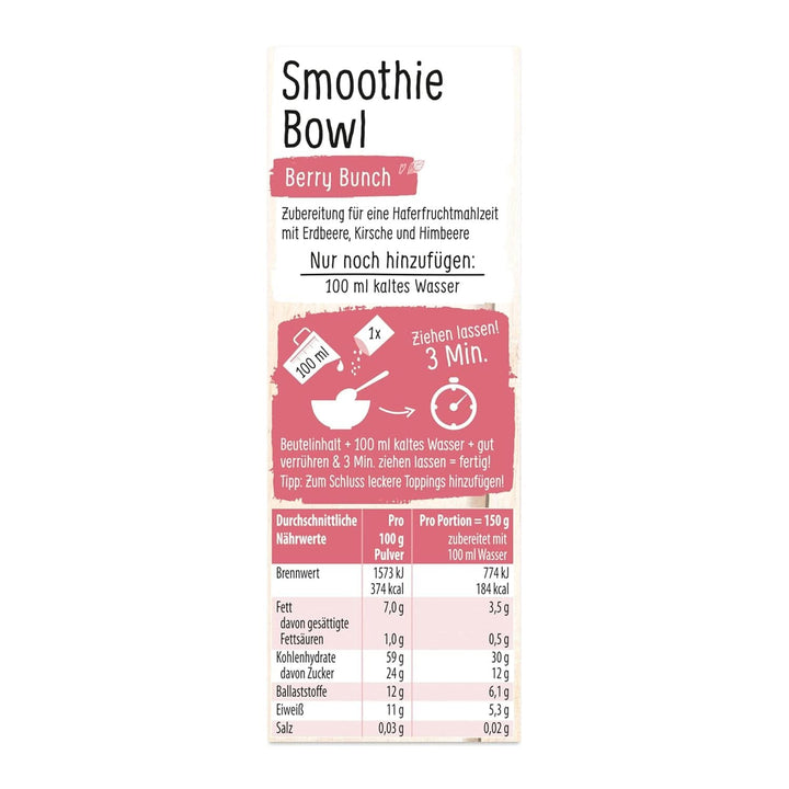 RUF Smoothie Bowl Berry Bunch, 50 grame