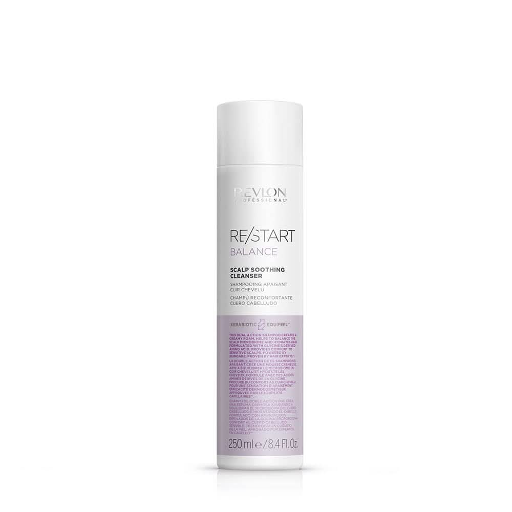 RE/START Balance Scalp Soothing Cleanser, 250 Ml, Kopfhautberuhigendes Shampoo, Spendet Dem Haar Feuchtigkeit, Milder Schaum Zur Reinigung & Entspannung Empfindlicher Kopfhaut