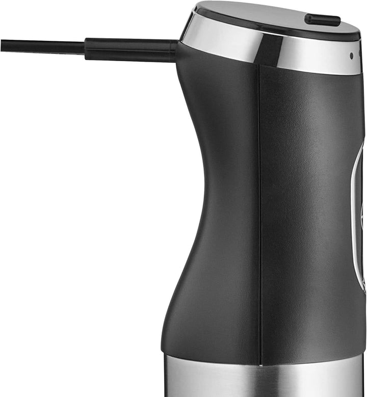 WMF Kult X Edition Stabmixer, Zauberstab 600 W, Pürierstab Edelstahl Mit Variabler Geschwindigkeitseinstellung, Purierstab Edelstahl Matt