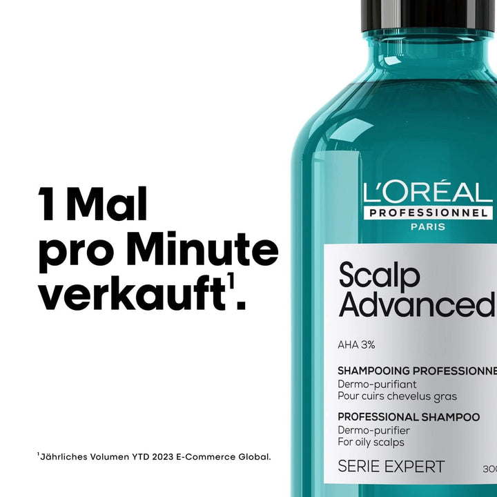 L'Oréal Professionnel Șampon de păr pentru curățarea scalpului gras, 300 ml