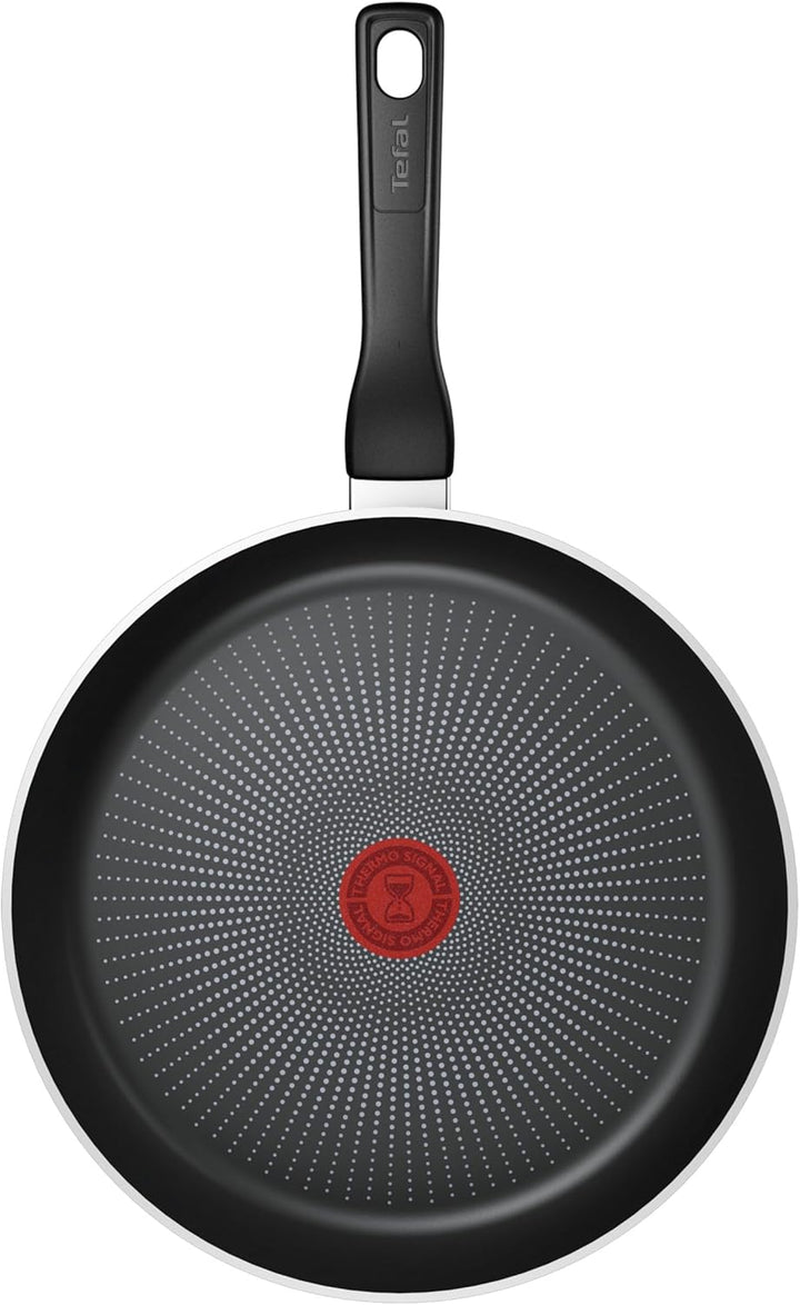 Tefal Recycled on Bratpfanne 28 Cm, 100% Recyceltes Aluminium, Antihaftbeschichtung, Induktion, Spülmaschinenfest, Schwarz, C2970632