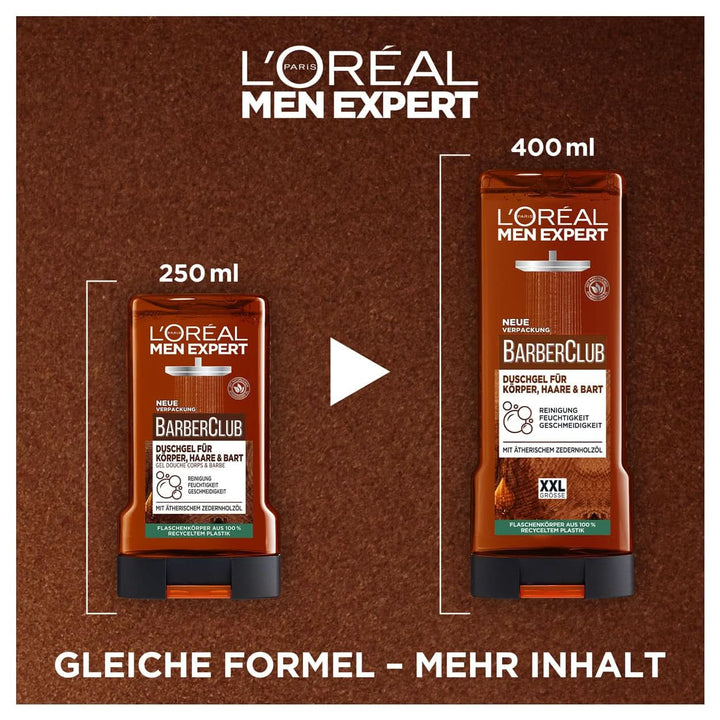 L'Oréal Men Expert XXL gel de duș și șampon pentru bărbați, 400 ml