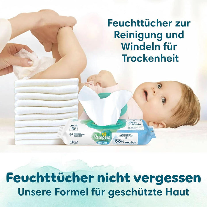 Pampers Harmonie Windeln Pants Baby, Größe 4 (9Kg-15Kg), Monatsbox, Sanfter Hautschutz Und Pflanzenbasierte Inhaltsstoffe, 168 Höschenwindeln