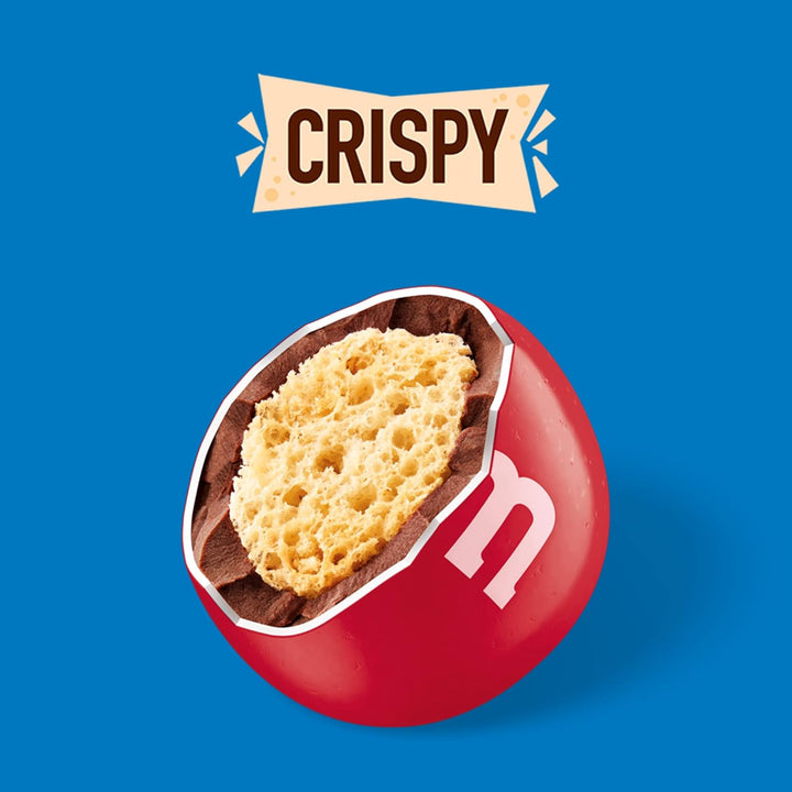 M&M'S Crispy, Schokolinsen Mit Knusperkern, Schokolade, 1 Packung (1 X 340G)