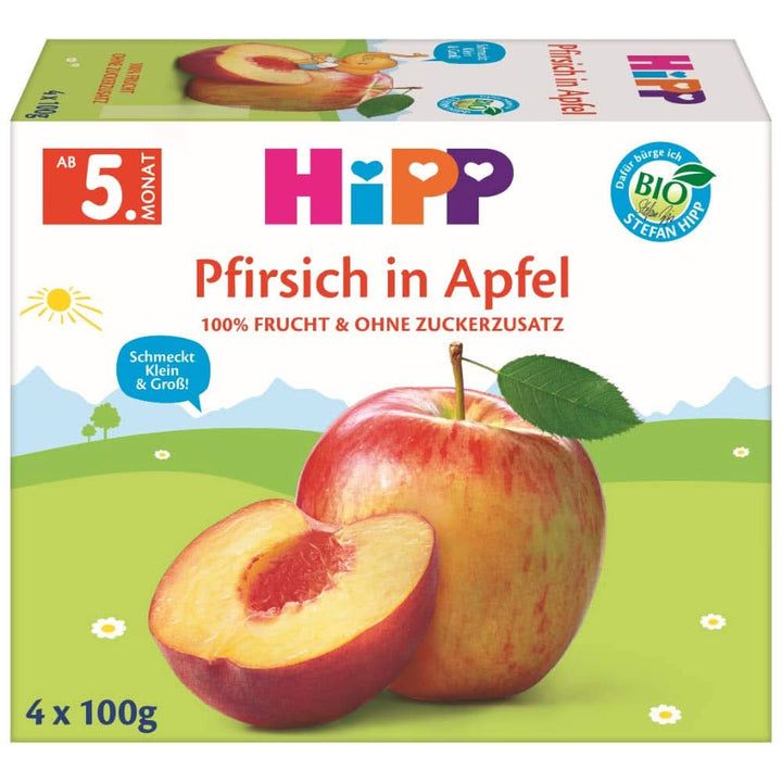 Hipp Bio Früchte Im Becher Banane in Apfel, 6Er Pack (6 X 400 G)