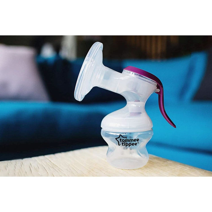 Tommee Tippee „Made for Me“ Manuelle Brustmilchpumpe, Ergonomischer Handgriff, Bpa-Frei, Transparent