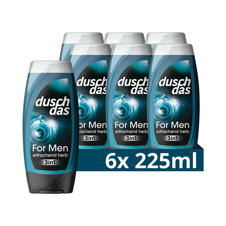 Duschdas Gel de duș pentru bărbați, 6 x 225 ml