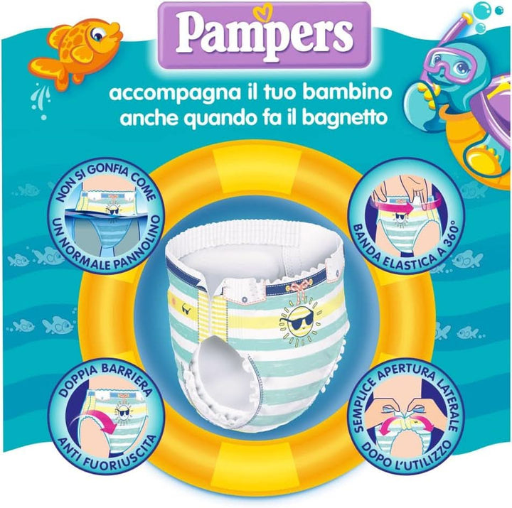 Pampers, Il Costumina, 12 bucăți, mărimea 3 (6-11 kg)