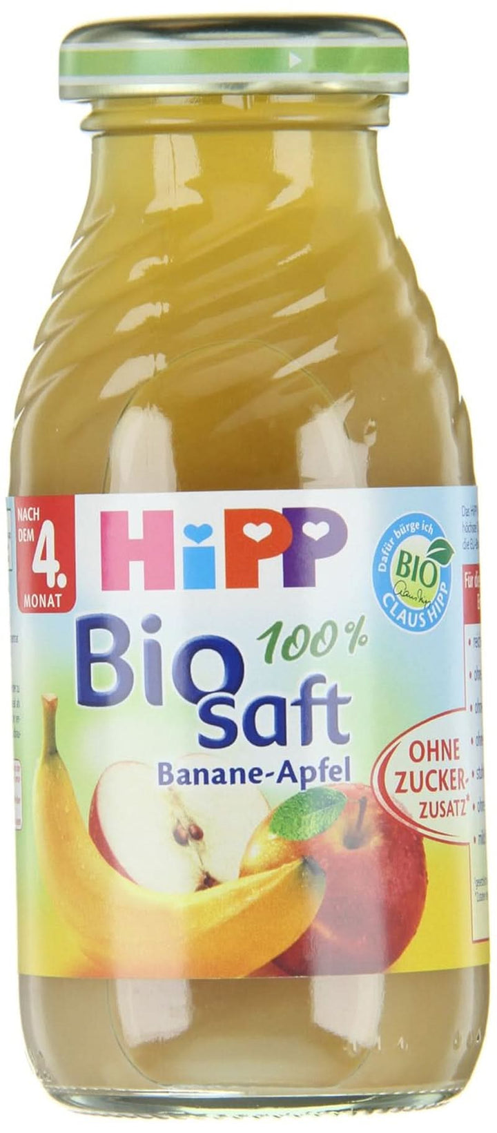 Hipp Banană-măr Organic, pachet de 6 (6 X 200 ml)