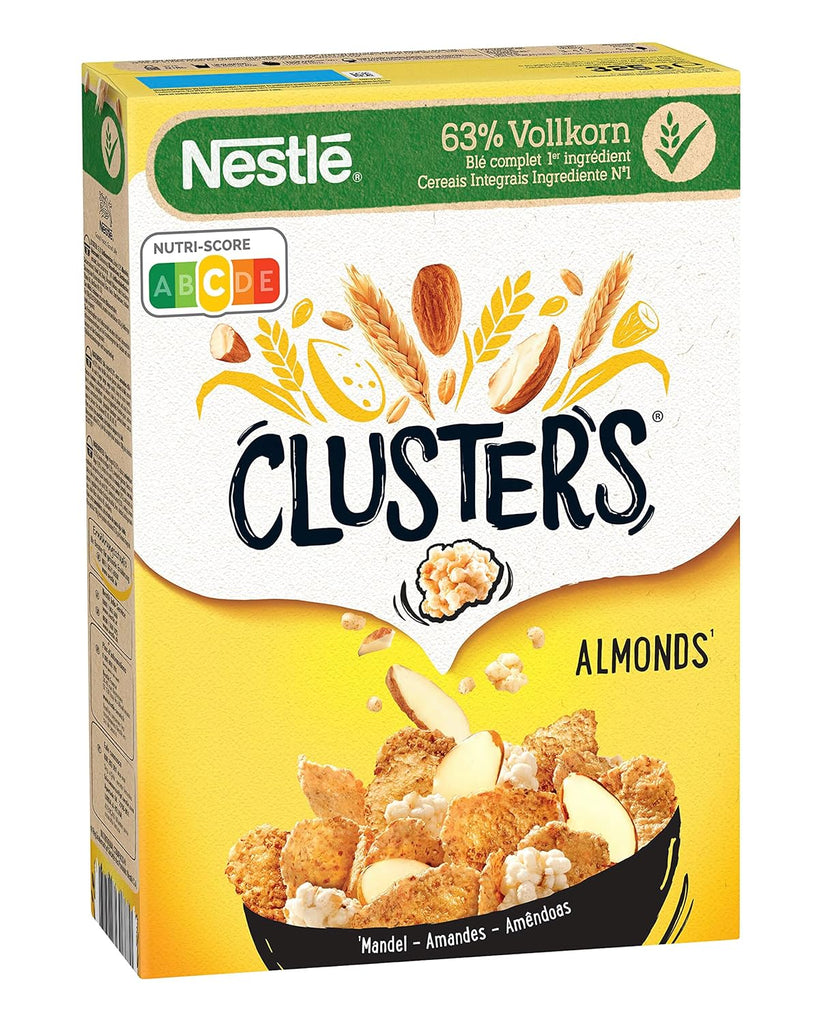 Clusters Migdale, cereale pentru un mic dejun delicios cu fulgi crocanți de migdale, 325 grame