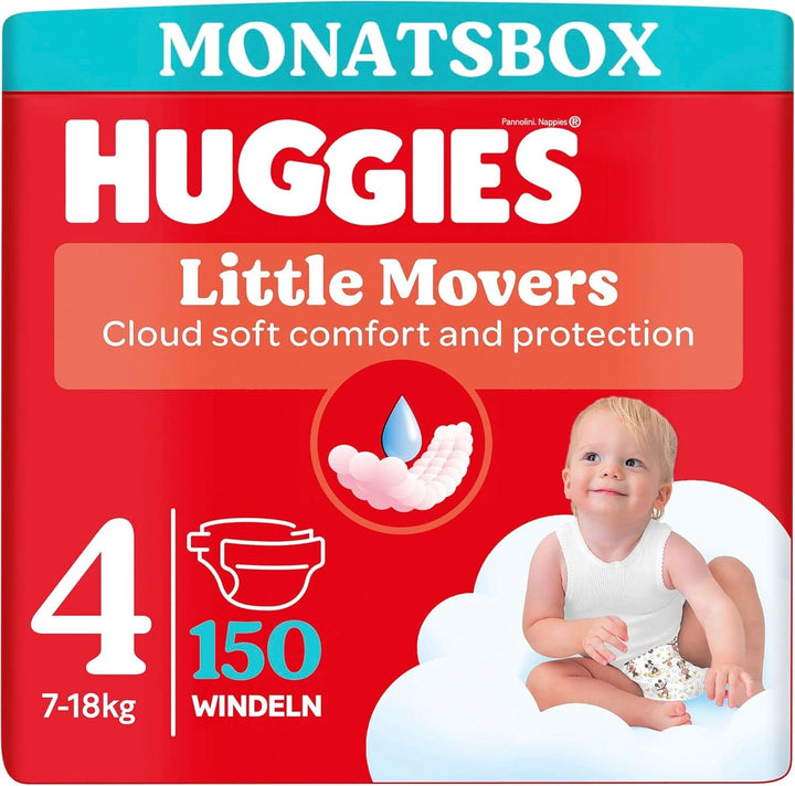 Huggies Baby-Windeln Ultra Comfort Disney,Größe 4 Monatsbox, 150 St. (3 X 50)