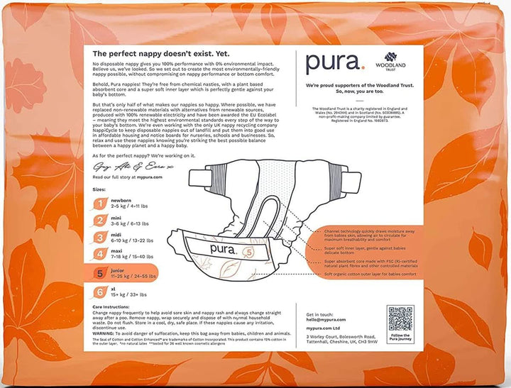 Scutece eco mărimea 5 (Junior 11-25 kg), 25 scutece (1 pachet), Certificat EU Ecolabel, Pentru piele sensibilă, Fabricat din bumbac, Fără miros, Hipoalergenic