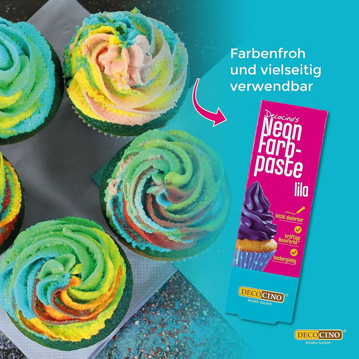 Decocino Neon Food, Colorant alimentar pasta, gust neutru