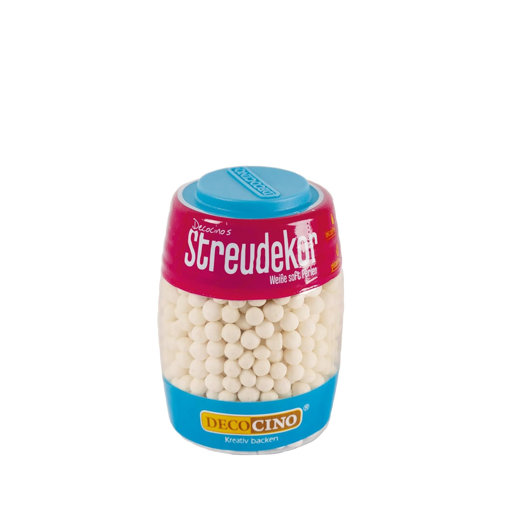 DECOCINO Perle comestibile, albe sau roz, 50 grame