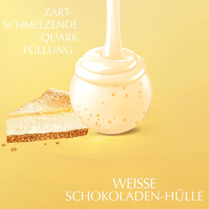 Lindt Schokolade LINDOR Kugeln Cheesecake | 137 G Beutel | Vollmilchschokolade Mit Zartschmelzender Cheesecake-Füllung | Pralinen-Geschenk | Schokoladen-Geschenk | LINDOR 75 Jahre