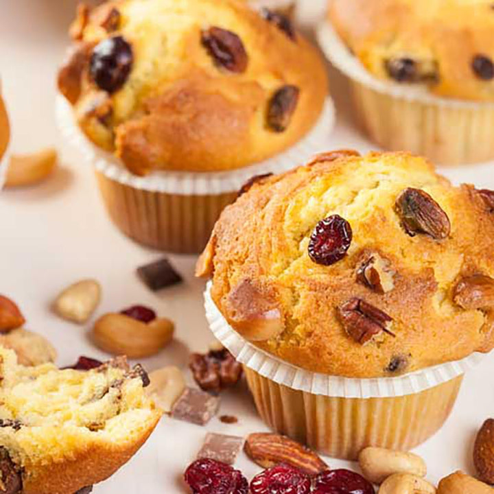 Funcakes Mix Für Muffins, Backen Sie Einfach Köstliche Muffins, Perfekte Amerikanische Muffins, Geeignet Für Die Herstellung Von Blaubeermuffins Oder Schokoladensplitter-Muffins, Halal., 1 Kg