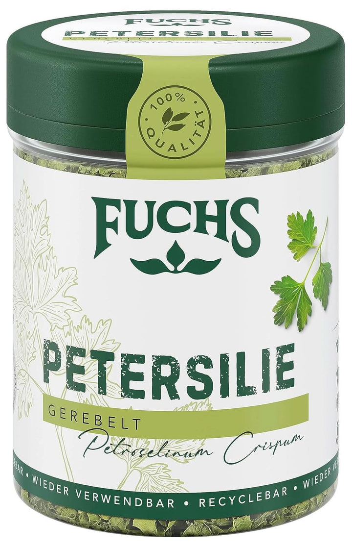 Fuchs - Parsley Rubbed - Aromă de plante pentru mâncăruri cu ouă, legume și salate - 10 grame