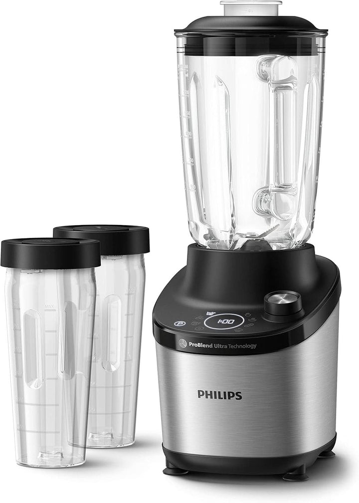 Blender PHILIPS Seria 7000 HR3760/00, 2l, 1500W, 12 trepte viteza, negru