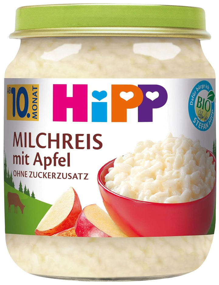 Hipp Desert organic mere-căpșuni-coacăze pe semolă, 6 X 200 grame