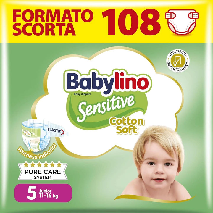 Babylino Sensitive, Scutece delicate pentru copii, diverse marimi