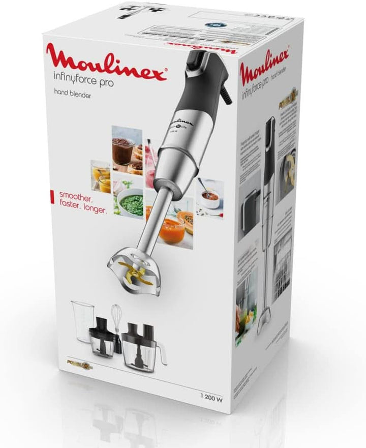 Infinyforce Pro Standmixer 1200W, Hochleistungsklingen, Schnelle Ergebnisse, Ergonomische Geschwindigkeitsregelung, Geschwindigkeitsregelung, Abnehmbare Spülmaschinenfeste Teile DD95JD10