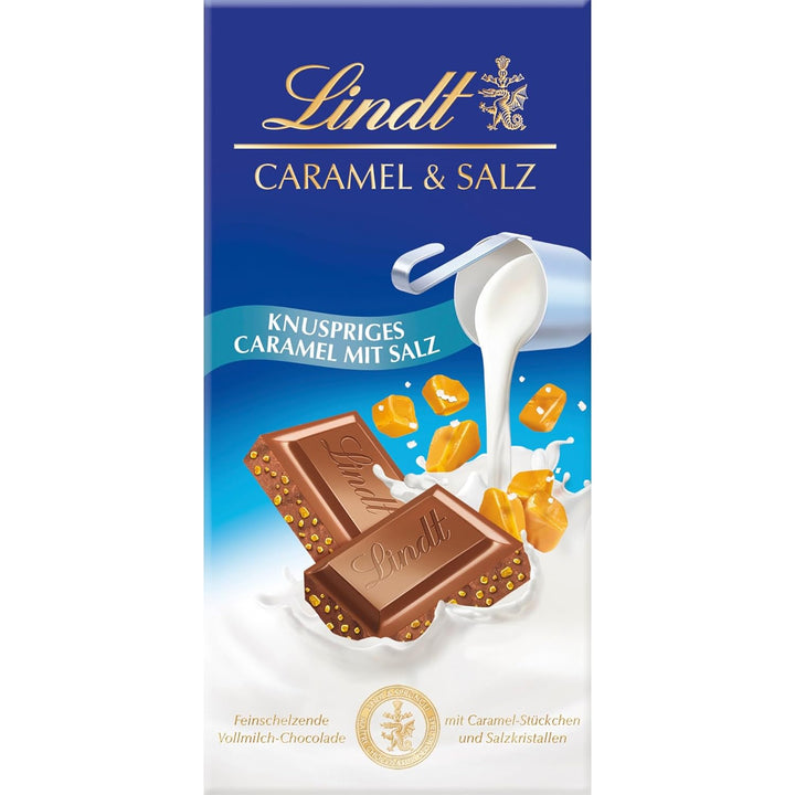 Lindt Schokolade Doppelmilch | 100G Tafel | Aus Zartschmelzender Doppelmilch-Schokolade | Schokoladentafel | Schokoladengeschenk