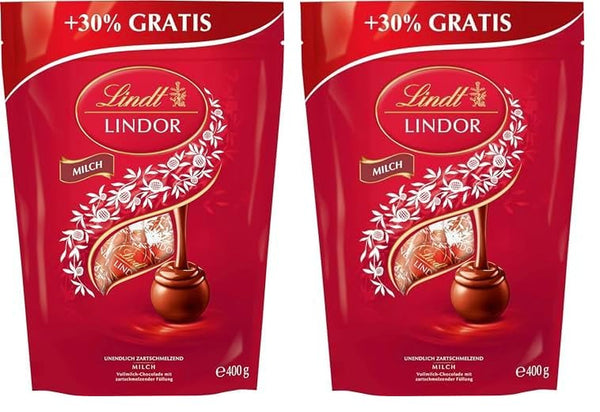 Lindt Schokolade LINDOR Kugeln Mischung | 399G | Ca. 30 Schokoladen Kugeln Vollmilch-, Weiße Und Dunkle Schokolade Mit Zartschmelzender Füllung | Pralinengeschenk | Schokoladengeschenk