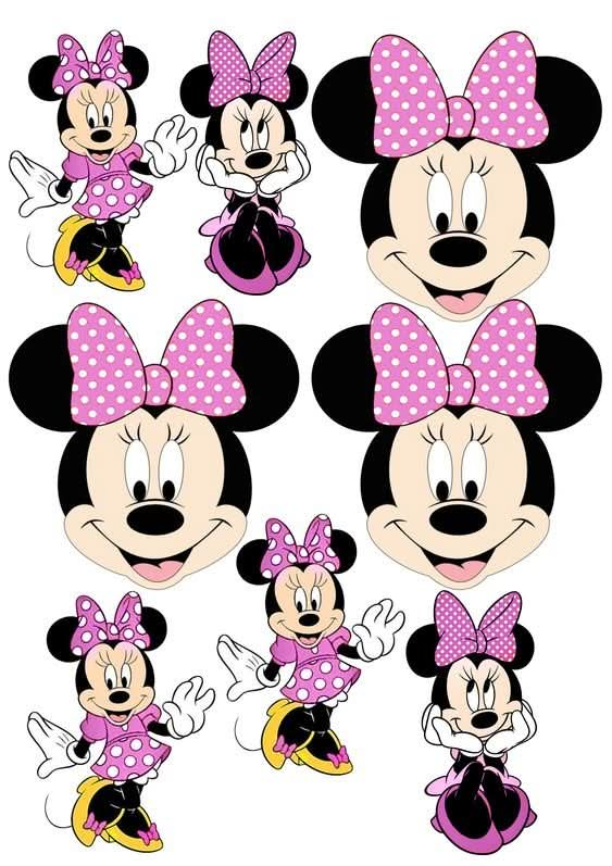 Imagine comestibila, Icing, topper - Minnie Mouse - Nati Shop