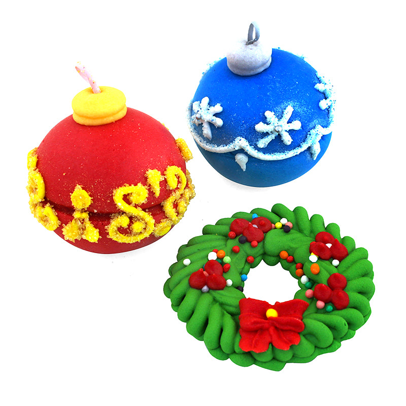 Edible sugar decorations, Christmas 