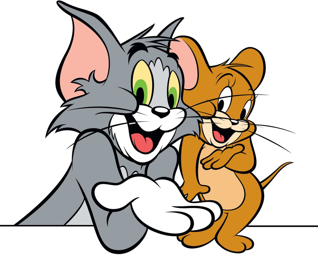 Imagine comestibila, vafa, format A4, Tom Si Jerry